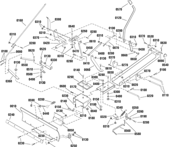 42" Snow Blade (1696092) Diagram and Parts List for 1696092A-00  Briggs and Stratton Snow Blower